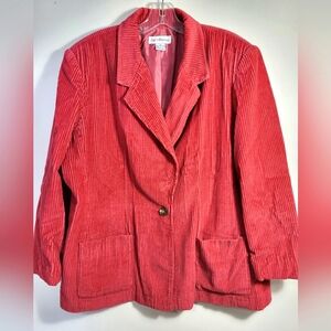 David Brooks cotton corduroy vintage blazer  women's 18  #2500